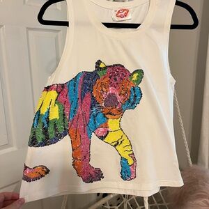 Sparkle City rainbow tiger tank!
